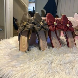 LOW HEEL SLIPPERS SIZE 6 NEW NEVER WORN